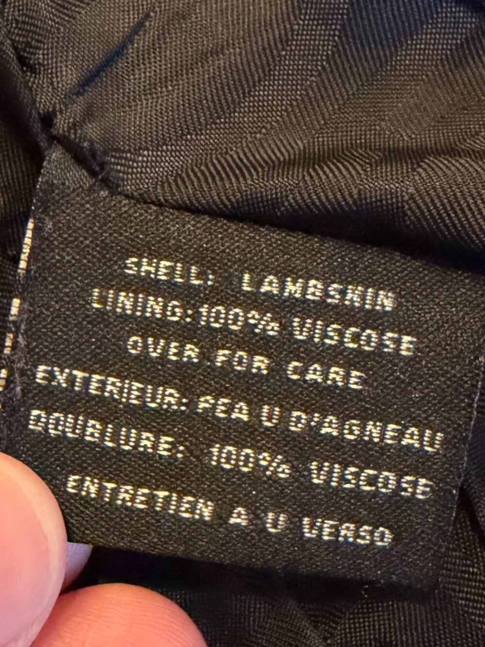 Cole Haan Black 100% Lambskin Leather Jacket Size 2 - Picture 11 of 12